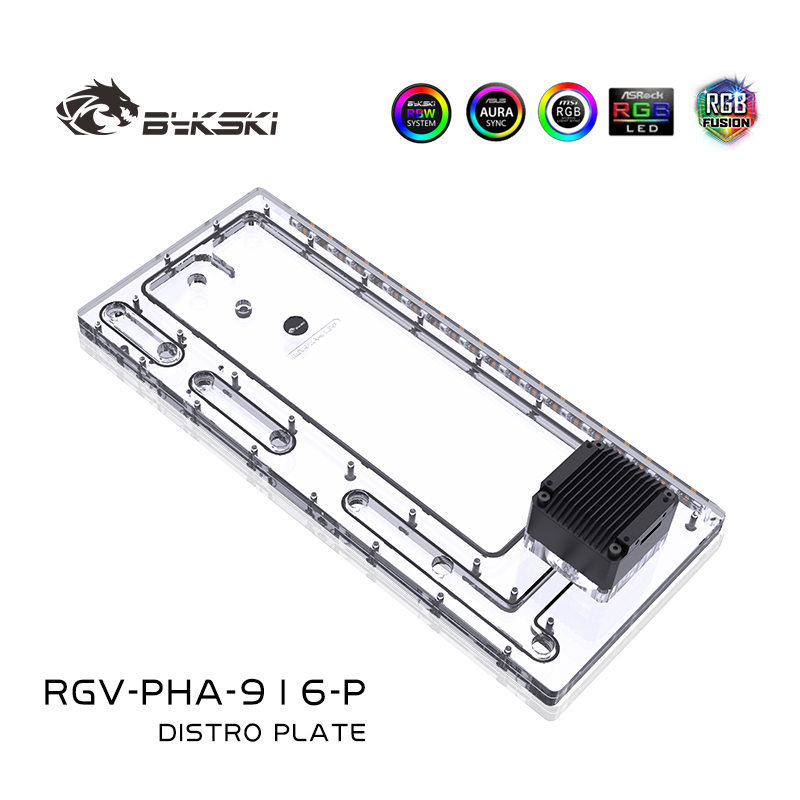 Bykski RGV-PHA-916-P Acrylic D - Distro Plate Ddc Pump Combo 评论和价格