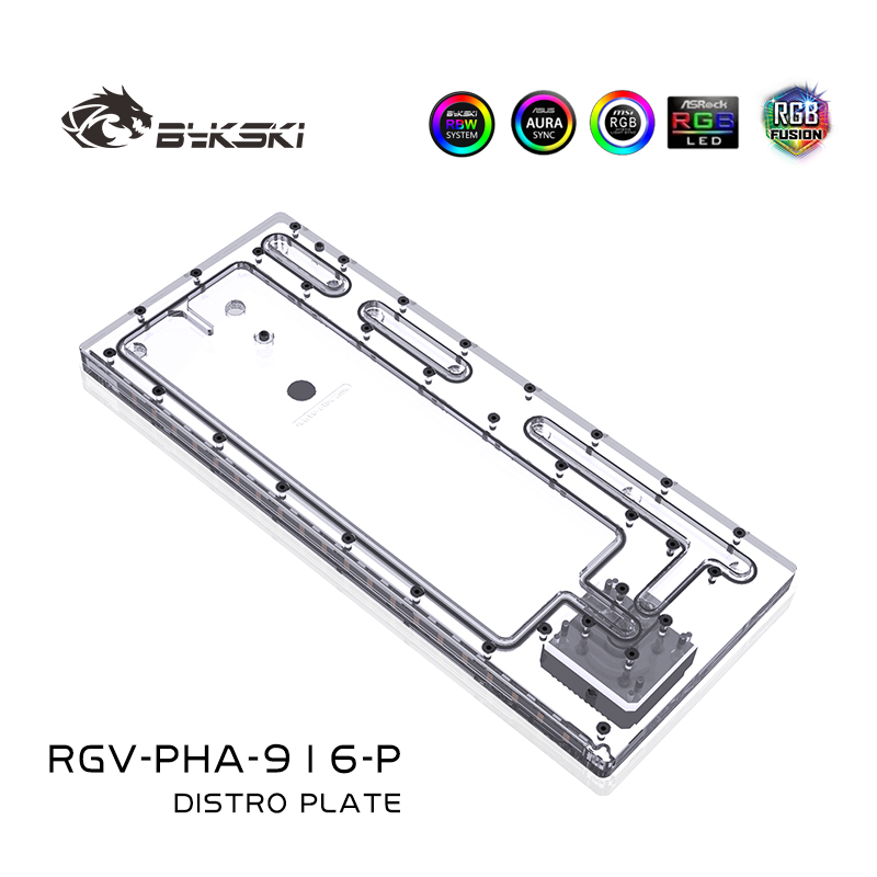 Bykski RGV-PHA-916-P Acrylic D - Distro Plate Ddc Pump Combo 评论和价格